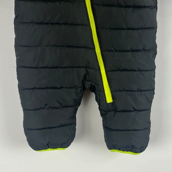 Nike Kids Unisex Baby Toddler Snowsuit Jumpsuit Size 3/6M Black Long Sleeve Zip - Picture 4 of 9